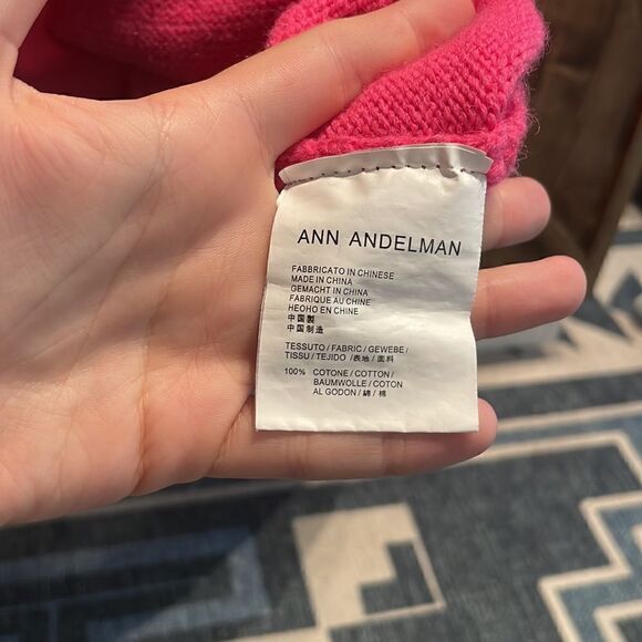 Ann Andelman Pink Knit Distressed Sweater - Picture 5 of 13